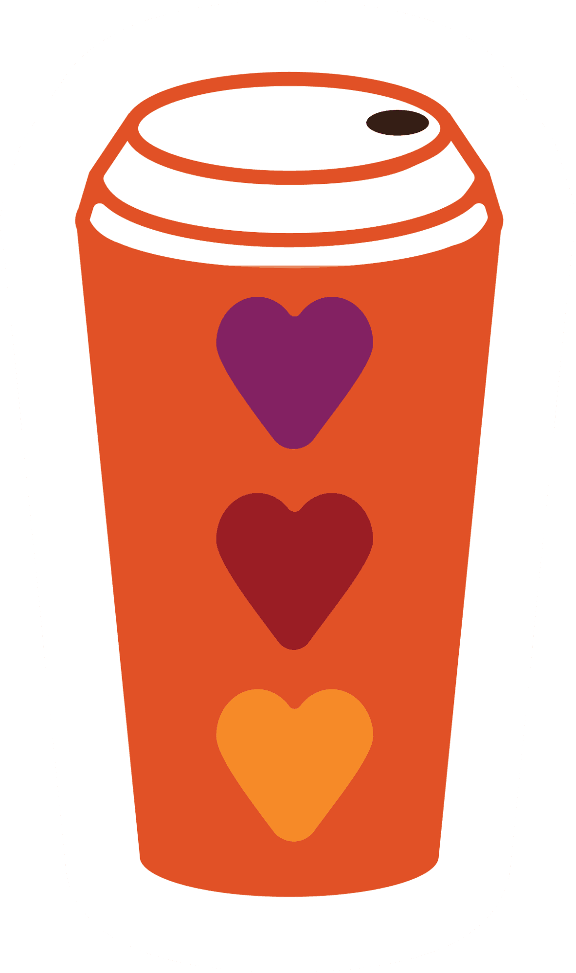 Coffee Heart Love Sticker