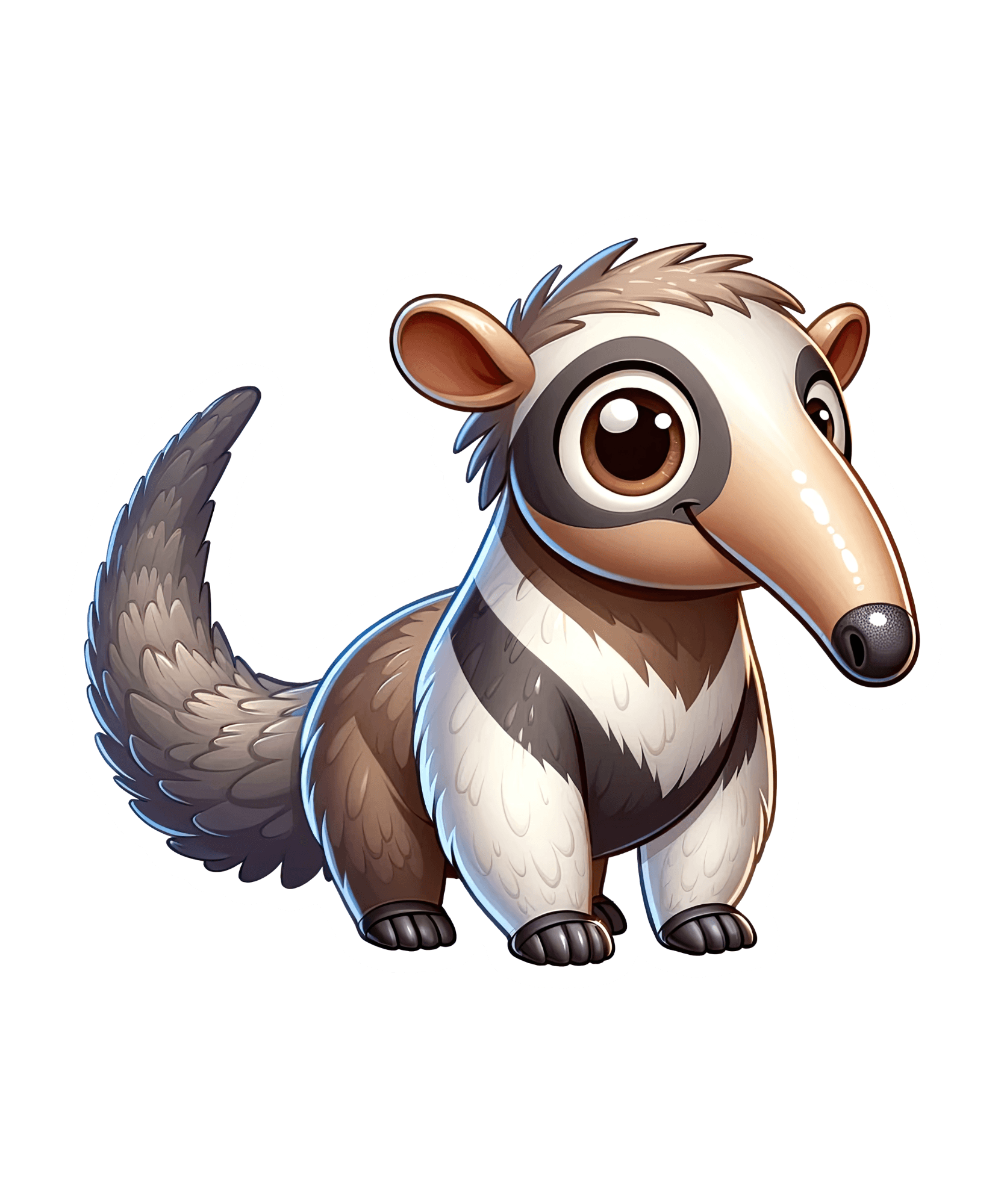 Big-Eyed Baby Anteater Sticker