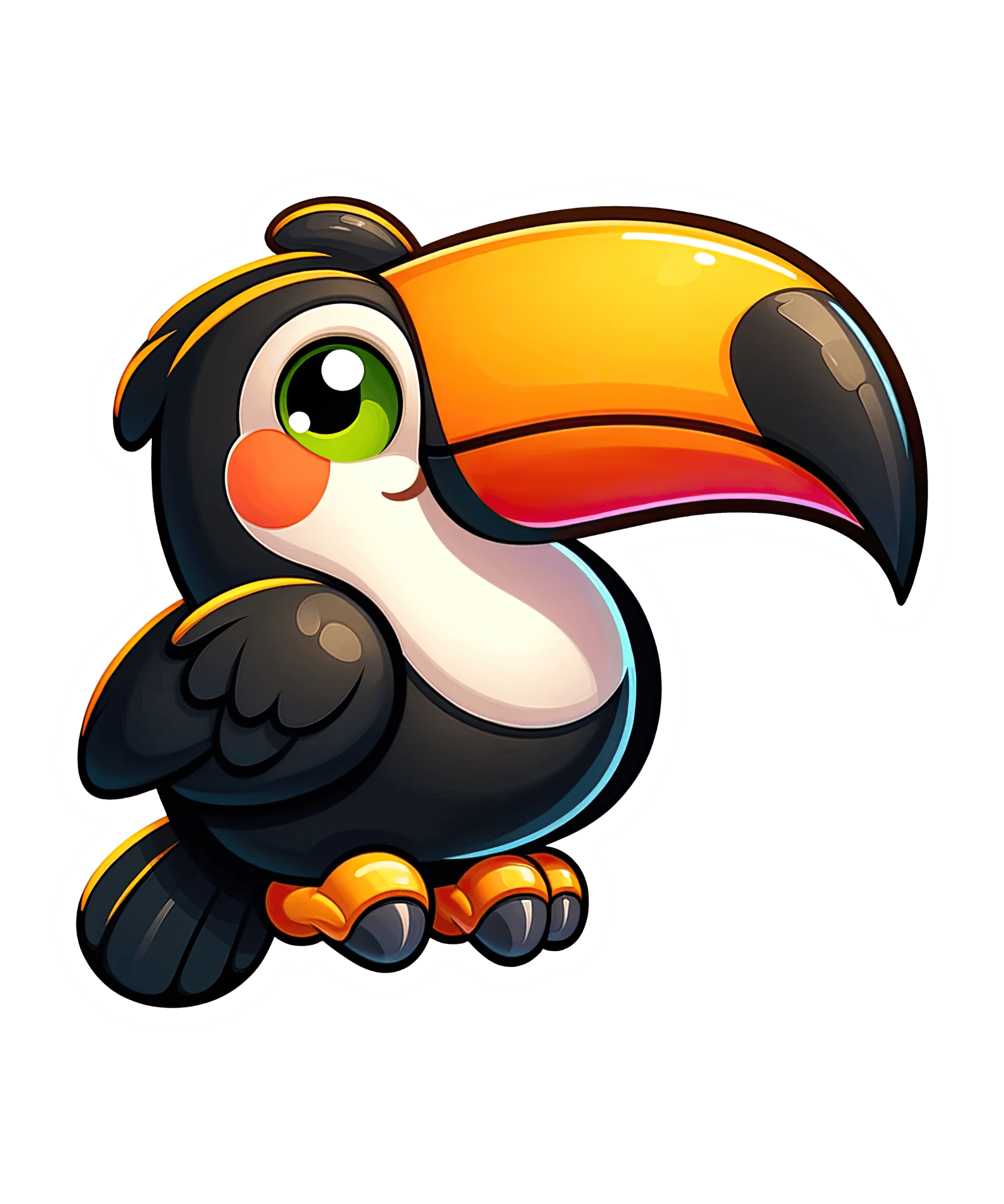 Big Beak Toucan Sticker