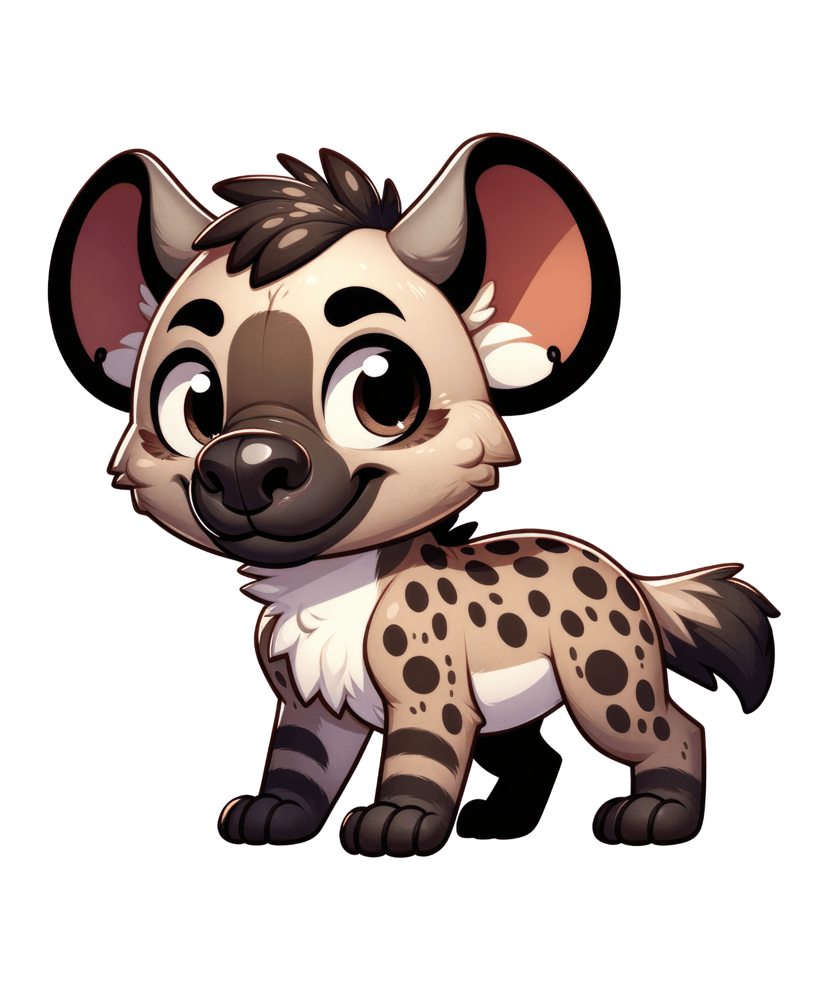 Giggly Baby Hyena Sticker